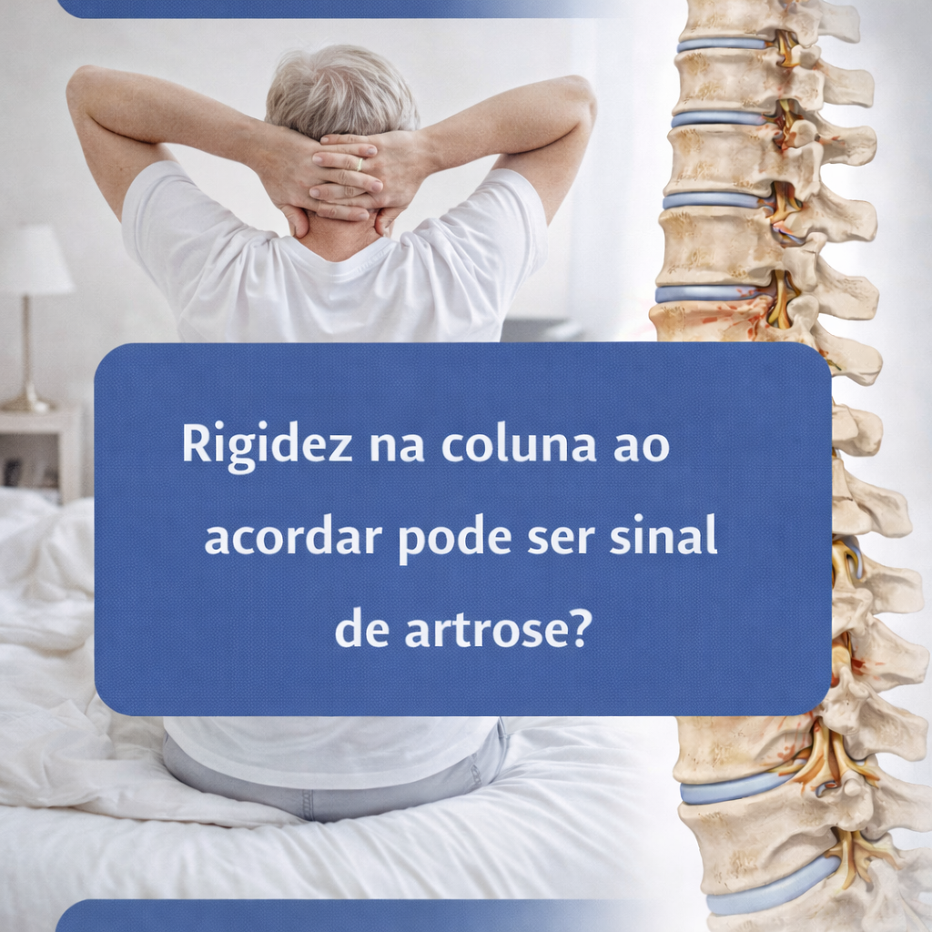 Rigidez na coluna ao acordar